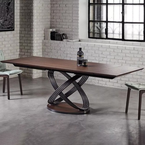 Fusion Bontempi rectangular extendable table