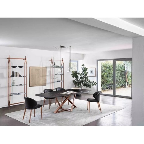 Millennium Bontempi Casa modern Barrel Extendable table