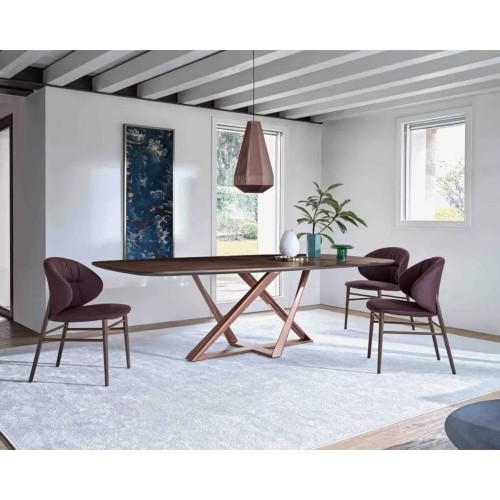 Millennium Bontempi Casa modern Barrel Extendable table