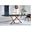 Millennium Bontempi Casa modern Barrel Extendable table