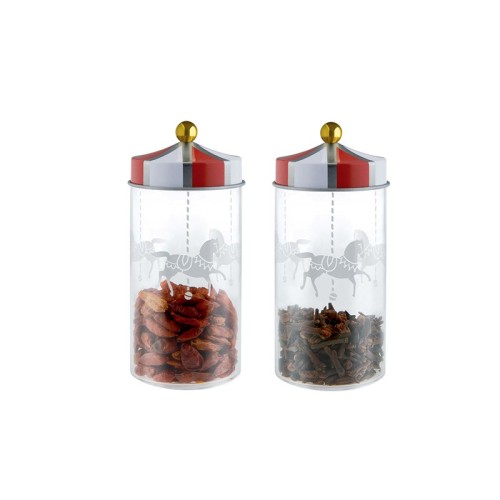 Circus Alessi spice jars set | Arredare Moderno