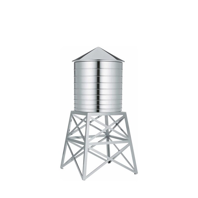 Water Tower Alessi steel container | Arredare Moderno