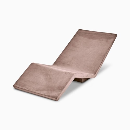 Aqua Moleskin Serralunga lounger