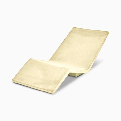 Aqua Moleskin Serralunga lounger