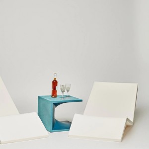 Serralunga Aqua Moleskin coffee table