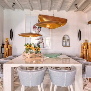 Brass Gervasoni suspension lamp