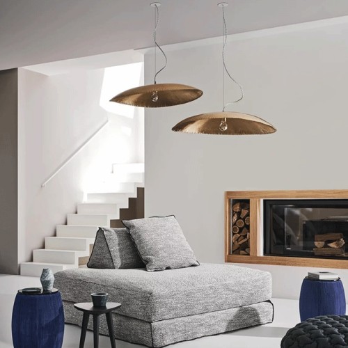 Brass Gervasoni suspension lamp