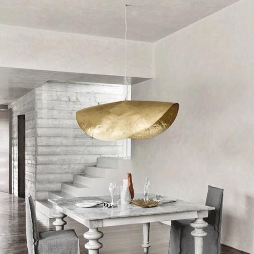 Brass Gervasoni suspension lamp