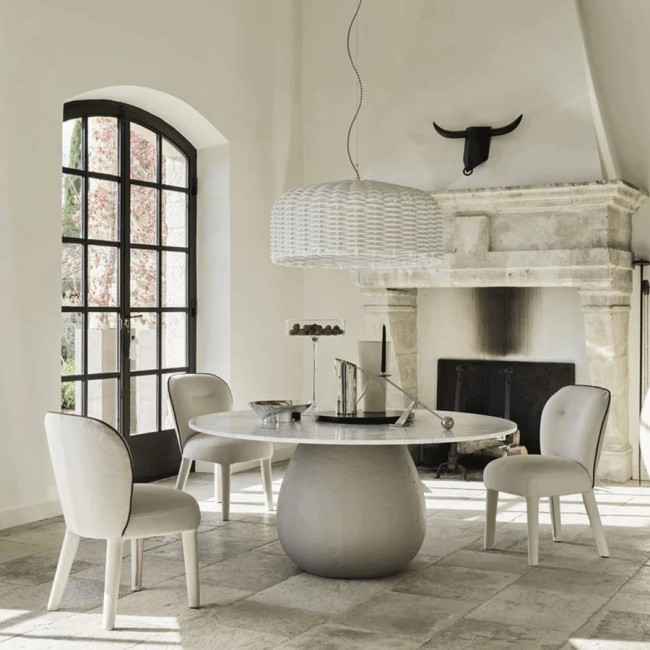 Loll 223 Gervasoni upholstered hair