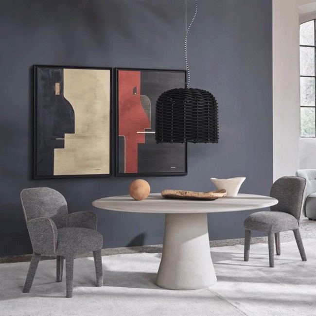 Loll Gervasoni Chair with armrests