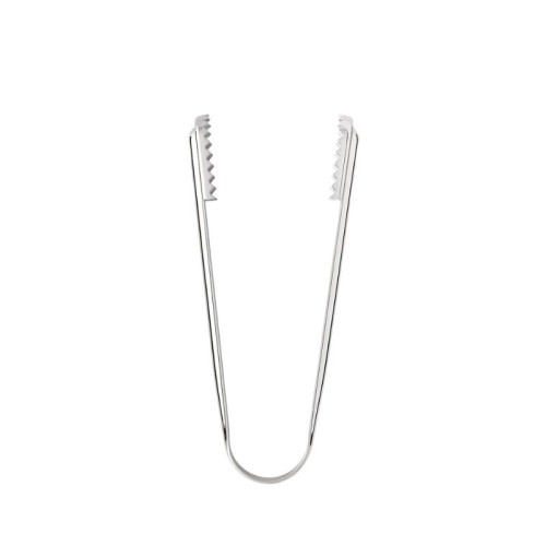 5055 Alessi Ice Tongs in polished stainless steel