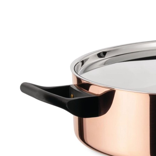 La cintura di Orione Alessi Low casserole with two handles