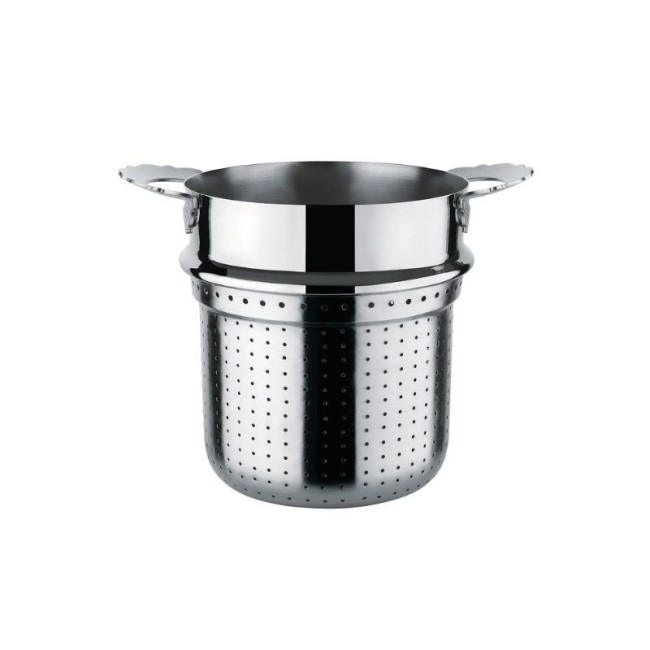 Dressed Alessi Pierced basket for pasta-set