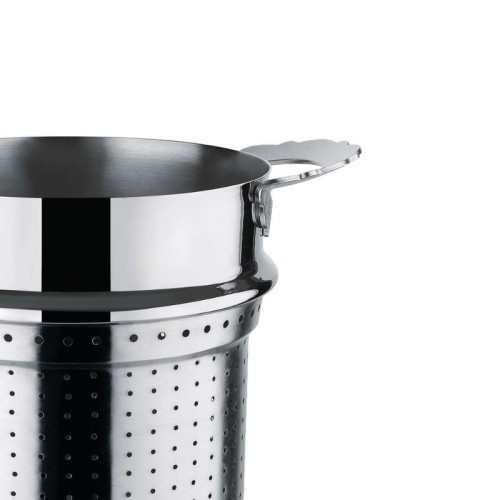 Dressed Alessi Pierced basket for pasta-set