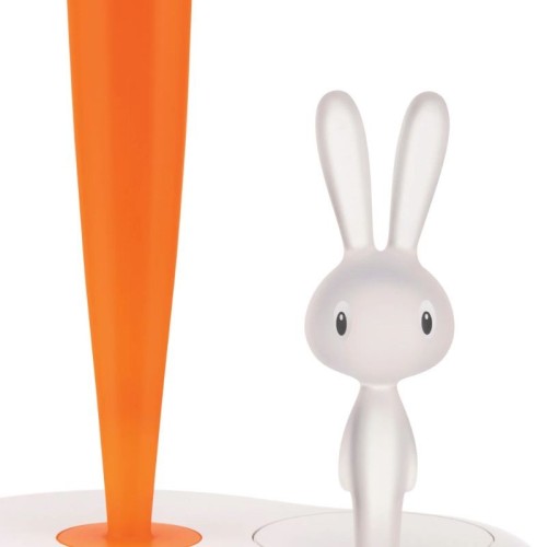 Bunny & Carrot Alessi kitchen roll holder