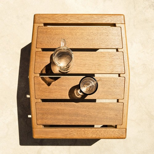 Gianna Iroko Varaschin Coffee Table