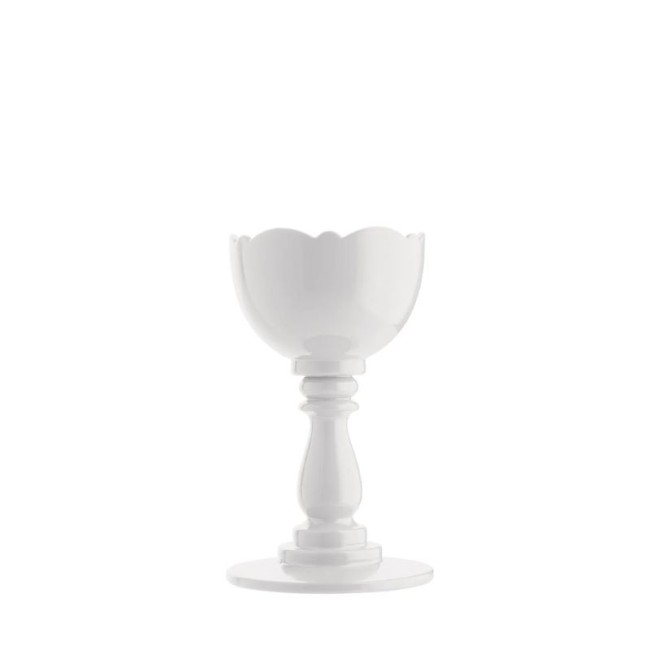 Dressed Alessi egg cup with spoon