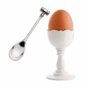 Dressed Alessi Egg cup with spoon
