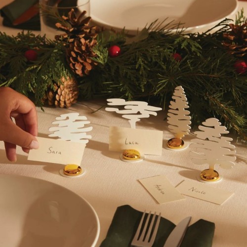 Set of 4 Barkplace Tree Alessi place marker