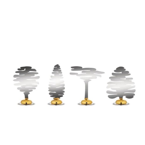 Set of 4 Barkplace Tree Alessi place marker