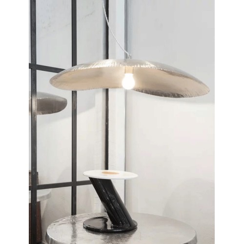 Silver Gervasoni suspension lamp