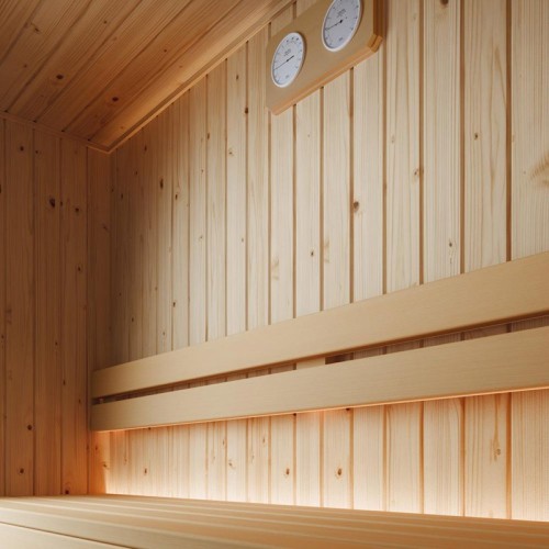 Glass 1989 Nuvola Open Finnish sauna