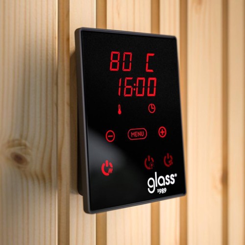 Glass 1989 Nuvola Open Finnish sauna