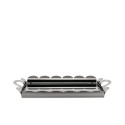Recinto Alessi Rectangular tray with handles
