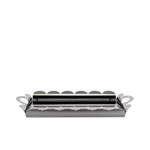 Recinto Alessi Rectangular tray with handles