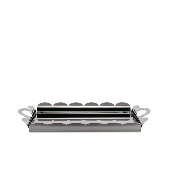 Recinto Alessi Rectangular tray with handles
