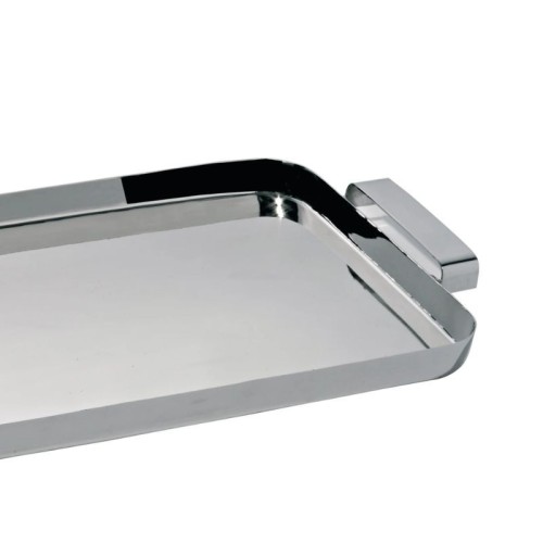 Tau Alessi Rectangular tray with handles