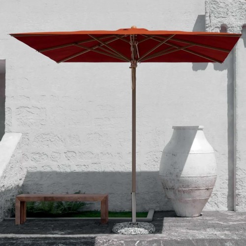 Petrarca Beach umbrella Ombrellificio Veneto wood