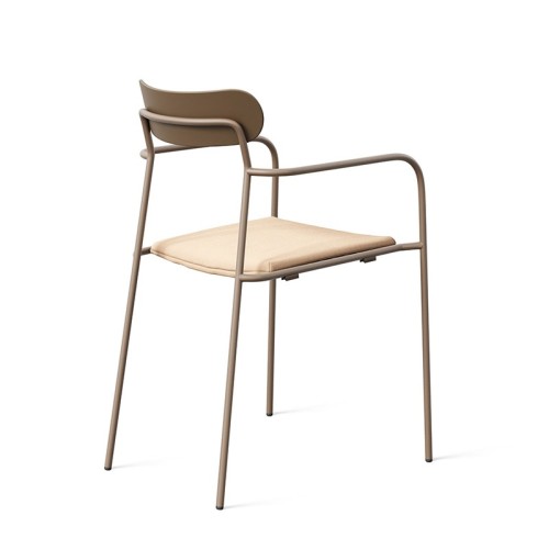 Ùti plastic back with arms Infiniti Design Chair