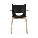 Poêle Collection Alessi monoshell chair with armrests