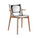 Poêle Collection Alessi monoshell chair with armrests