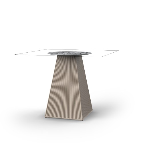 Gatsby Vondom square table 45x45x73cm
