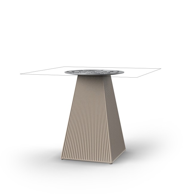 Gatsby Vondom square table 45x45x73cm