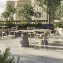 Gatsby Vondom table with double round base 158x79x73,5 cm
