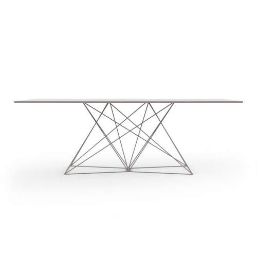 Faz Table Vondom rectangular stainless steel table