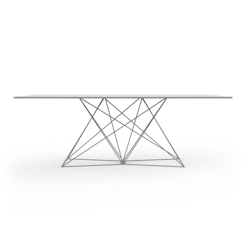 Faz Table Vondom rectangular stainless steel table