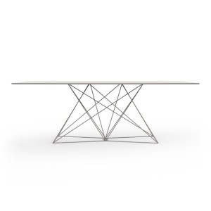 Faz Table Vondom rectangular stainless steel table