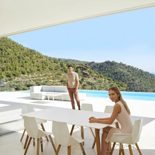Faz Wood High Vondom Table