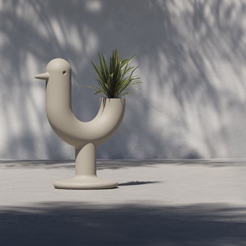 Peacock Vondom illuminated planter