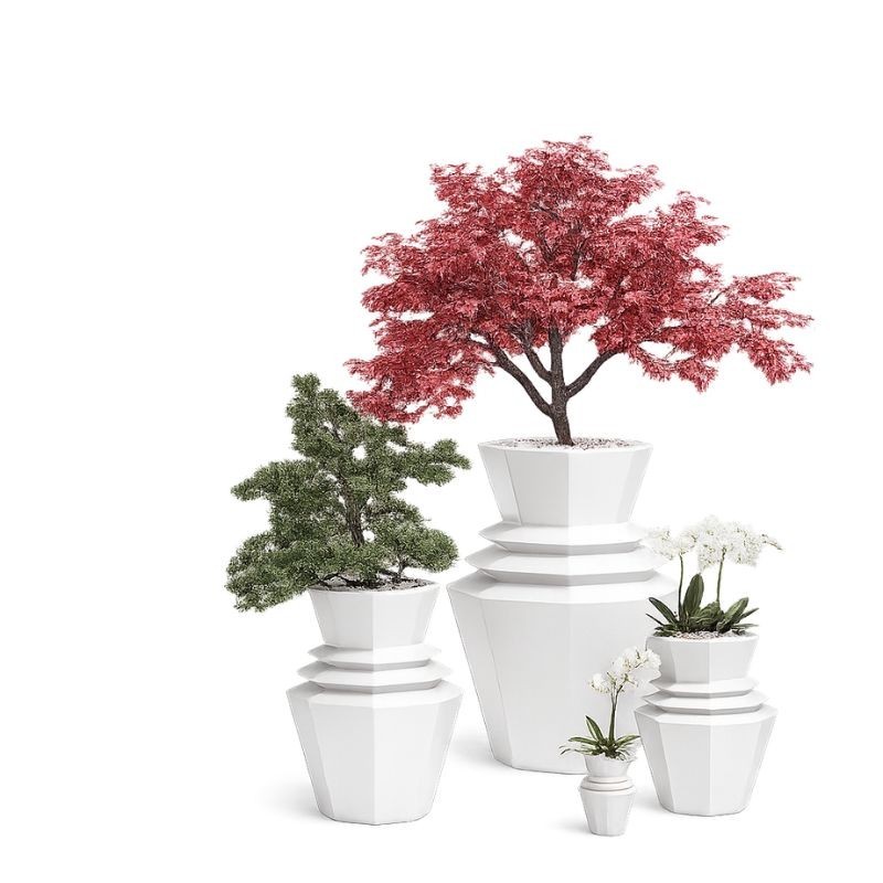 Hinoki Vondom illuminated planter