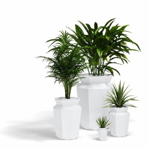 Origami Hasu Vondom illuminated planter