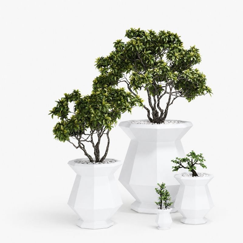 Origami Kashi Vondom illuminated planter