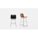 Neil Leather MDF Italia Stool