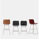 Neil Leather MDF Italia Stool