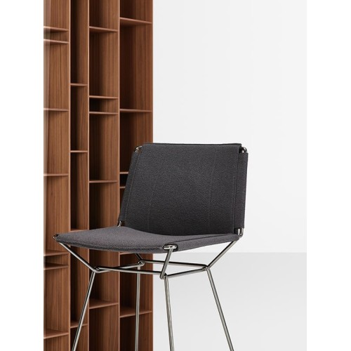 Neil Leather MDF Italia Stool