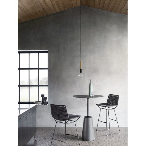 Neil Leather MDF Italia Stool
